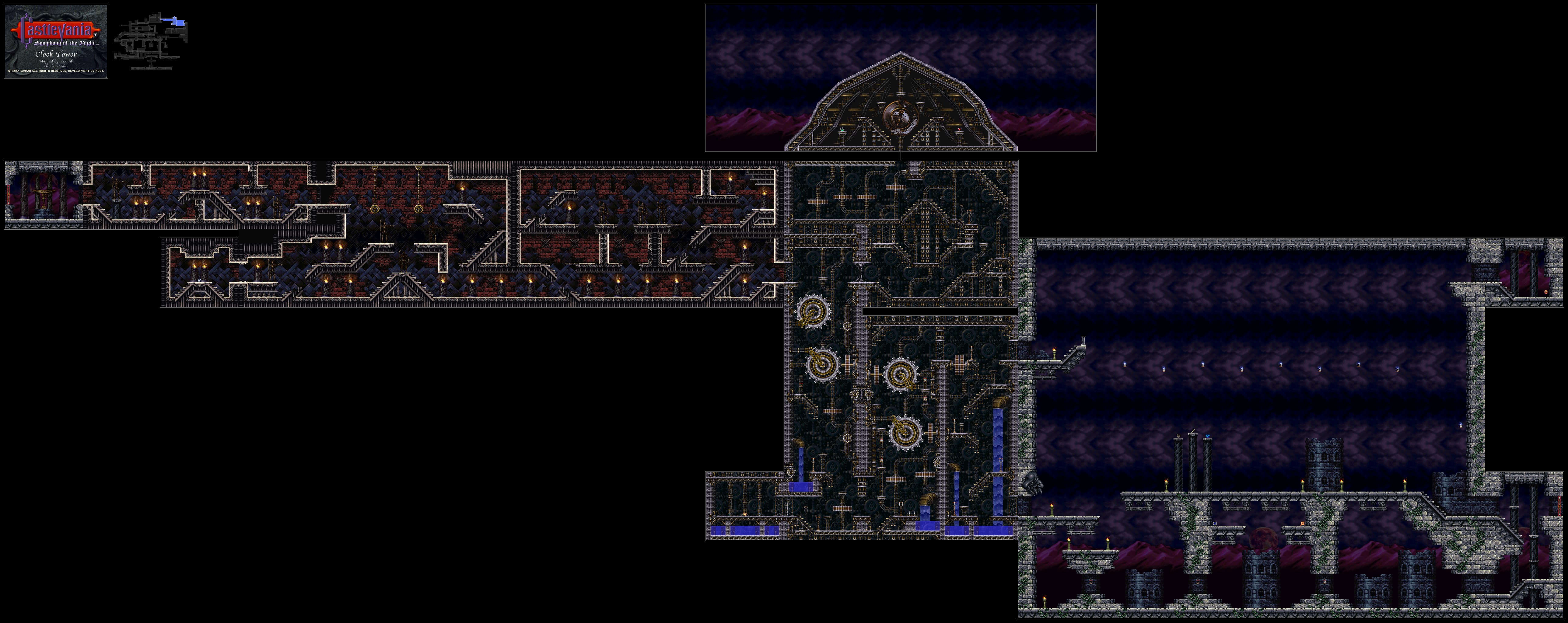 Castlevania Symphony of the Night Revned's Video Game Maps